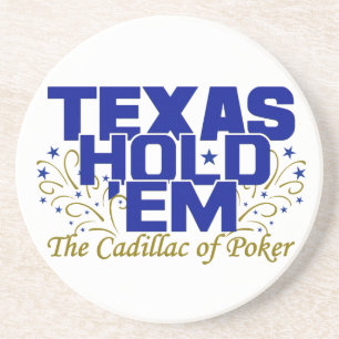 En Grès Texas Hold 'Em dessous de verre