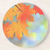 En Grès Thème d'automne Beau Dessous de verre (Devant)