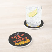 En Grès Trick Ou Treat Dessous de verre (Côté)