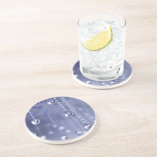En Grès Twilight dans le Dessous de verre de cristal (Côté)