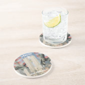 En Grès Twin Towers 9/11 Dessous de verre du souvenir (Côté)