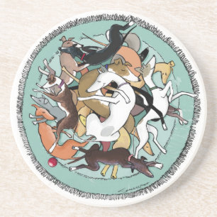 En Grès Un "embrouillement" des dessous de verre d'Iggies