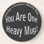 En Grès Un lourd Dessous de verre de boue (Devant)