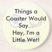 En Grès Un Petit Dessous de verre Humide (Devant)