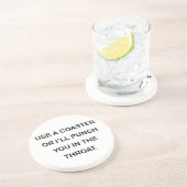 En Grès UTILISEZ DES DESSOUS DE VERRE OU je VOUS (Côté)