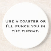 En Grès Utilisez des dessous de verre ou je vous (Devant)