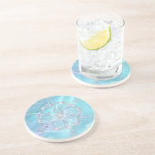 En Grès Valse du Dessous de verre des flocons de neige (Côté)