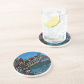 En Grès Vancouver Canada Souvenir Dessous de verre Vancouv (Côté)