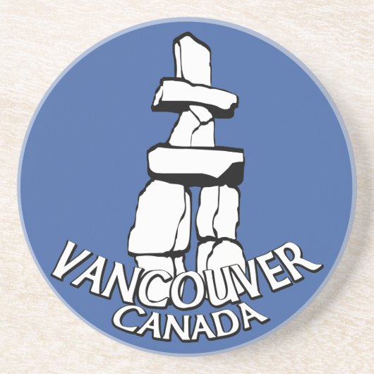 En Grès Vancouver Canada Souvenir Dessous de verre Vancouv (Devant)