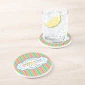 En Grès Vieux dessous de verre de signe de sucrerie de (Côté)