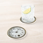 En Grès Vieux Dessous de verre de surveillance de poche (Côté)