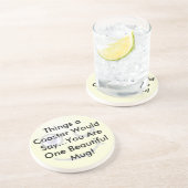 En Grès Vous Êtes Un Beau Dessous de verre De Mug (Côté)