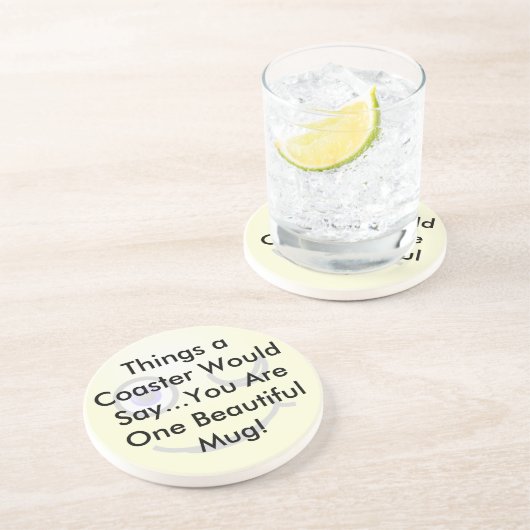 En Grès Vous Êtes Un Beau Dessous de verre De Mug (Côté)