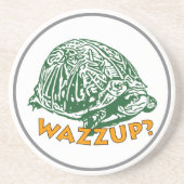 En Grès Wazzup - Tortue Dessous de verre à boisson Sandsto (Devant)