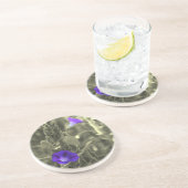 En Grès Wild Morning Glories Dessous de verre Floral (Côté)