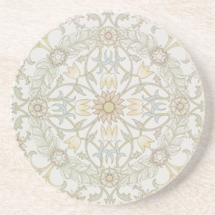 En Grès William Morris Dessous de verre Floral Sandstone
