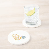 En Grès Winnie le Dessous de verre Pooh (Côté)