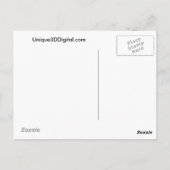 En haar Fairy Sen Briefkaart (Achterkant)