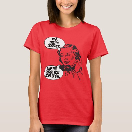 En het paard waar je op reed t-shirt (Voorkant)