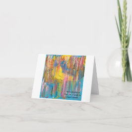 "En hij ademde op hen..geen 2" gevouwen groet Kaart