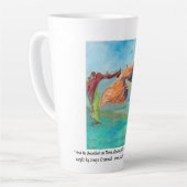 "En hij ademde op toen..No 2" Latte Mok (Linkerhoek)