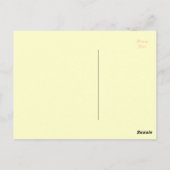 En hij zei "Partij" Briefkaart (Achterkant)