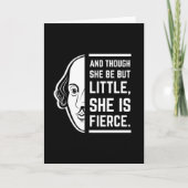 En hoewel zij maar klein is, is zij fel kaart (Voorkant)