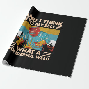 En ik denk voor mezelf wat een geweldige leldlasse cadeaupapier