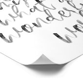 En ik denk voor mezelf wat een wonderbaarlijke wer poster (Hoek)