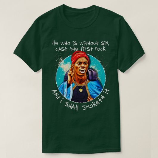 En ik zal het roken t-shirt (Design voorkant)