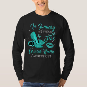 En Janvier Porter Turquoise Haut Talons Santé Cerv