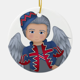 En je kleine hond naarO.  Dorothy Keramisch Ornament