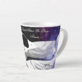 En Jésus Christ Nom Nous Prions Latte Mug (Angle droit)