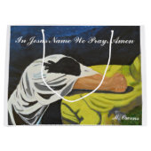 En Jésus Nom Nous Prions Sacs Cadeaux (Devant)