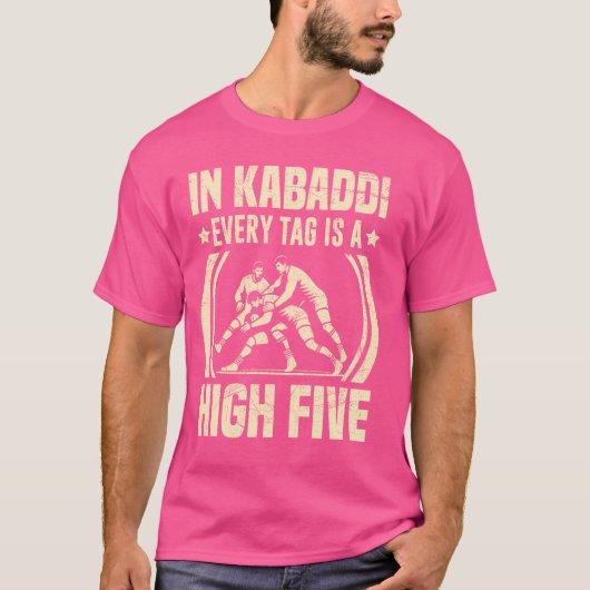 En Kabaddi chaque étiquette est haut Cinq Kabaddi (Devant)