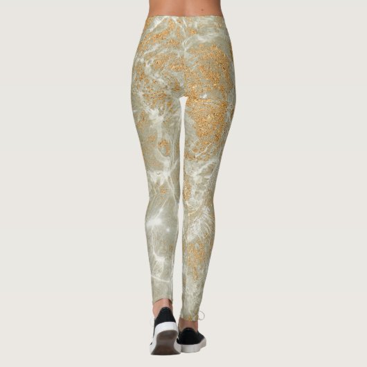  en klassiek abstract leggings (Achterkant)
