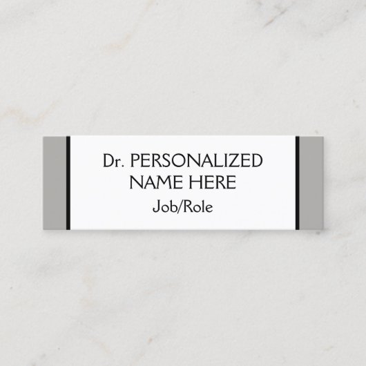 en Klassiek professioneel Visitekaartje (Voorkant)