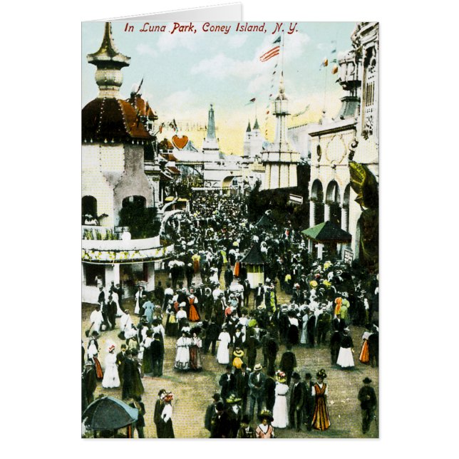 En Luna Park, Coney Island, New York (Devant)