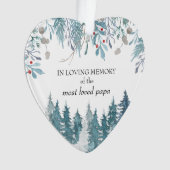 En Mémoire Affectueuse Forêt d'Hiver en Forme de C (devant)