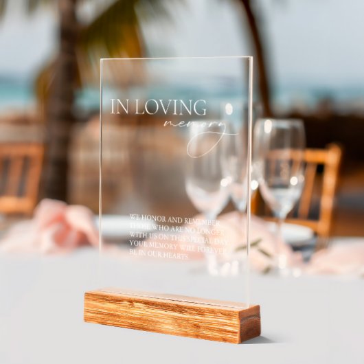 En mémoire aimante Mariage simple