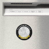 En mémoire amoureuse Black Gold Photo Magnet (In Situ (Lave-vaisselle))