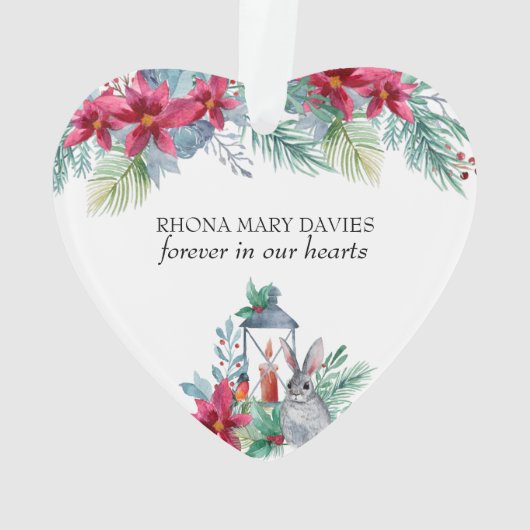 En Mémoire Amoureuse Poinsettia Lantern Coeur En F (dos)