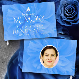 En mémoire d'amour bleu rose argent souvenir