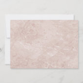 En mémoire d'amour | Carte photo commémoratif rose (Dos)