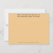 En mémoire d'amour d'une carte de voeux de chien (Dos)