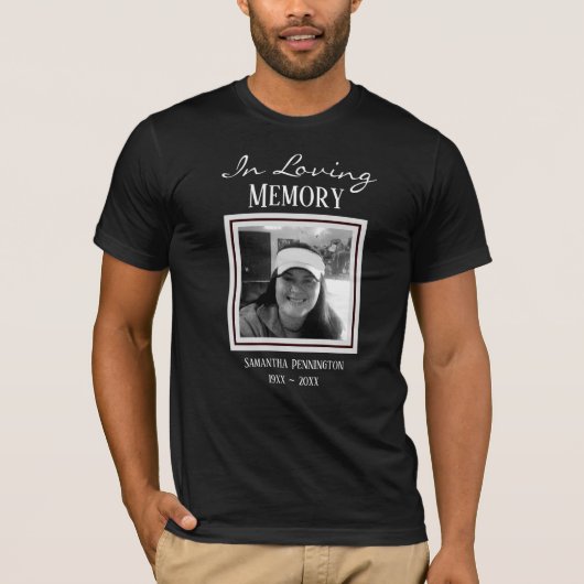 En mémoire d'amour Simple T-shirt photo (Devant)