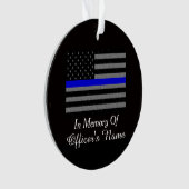 EN MÉMOIRE DE L'ORNEMENT D'OFFICIER DE POLICE DÉCH (devant)