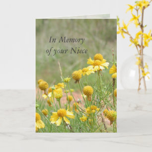 En mémoire de votre carte nièce par Janz