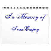 En mémoire du calendrier 11x14 (Protection)