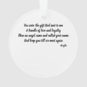 En mémoire - Memorial personnalisable Black Lab (dos)